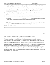 Form 10160 &quot;Order to Show Cause and to Appoint a Law Guardian With Care and Supervision&quot; - New Jersey, Page 3