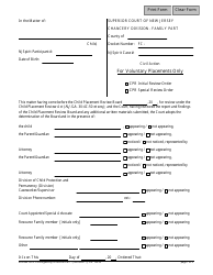 Form 10253 FC Initial Review Cpr Order/Special Review Order - New Jersey
