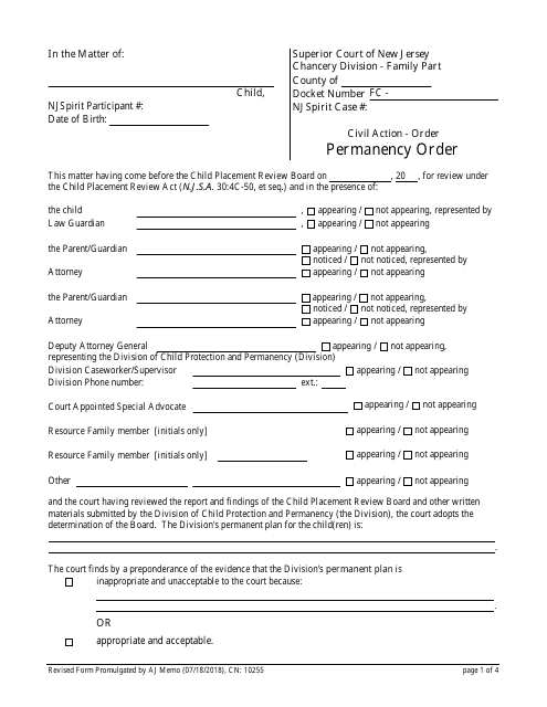 Form 10255  Printable Pdf