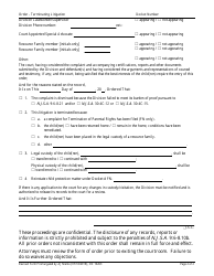 Form 10263 Order - Termination Litigation - New Jersey, Page 2