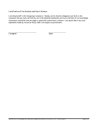 Form 10268 Complaint for Kinship Legal Guardianship - New Jersey, Page 2