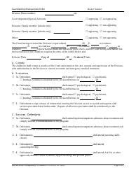 Form 10264 Guardianship Multipurpose Order - New Jersey, Page 2
