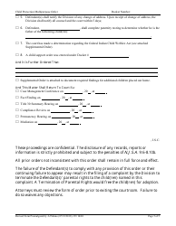 Form 10261 Child Protection Multipurpose Order - New Jersey, Page 5
