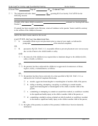 Form CN:10278 Order Used for Kinship Legal Guardianship Hearing - New Jersey, Page 2