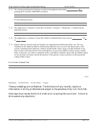 Form CN:10278 Order Used for Kinship Legal Guardianship Hearing - New Jersey, Page 3