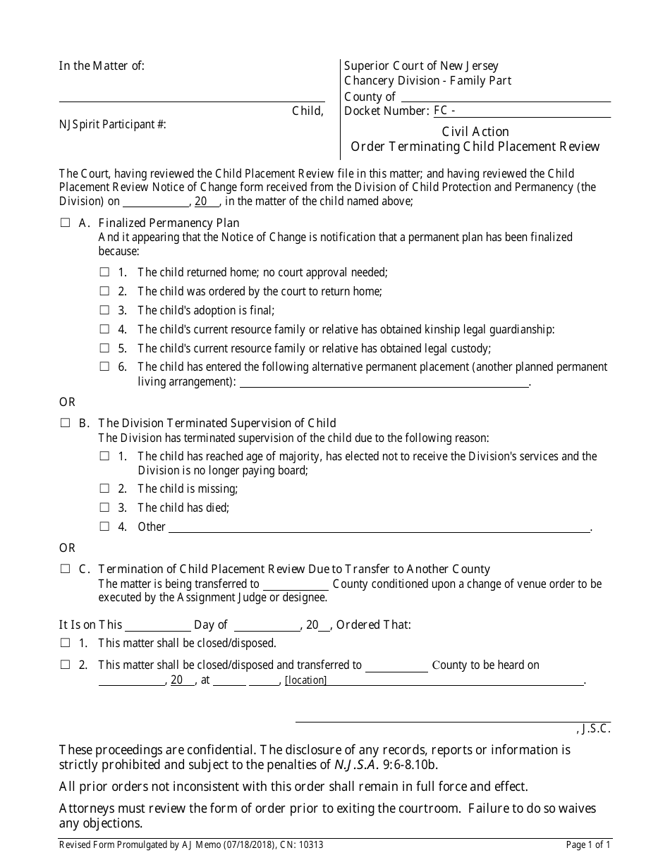 Form CN:10313 - Fill Out, Sign Online and Download Printable PDF, New ...