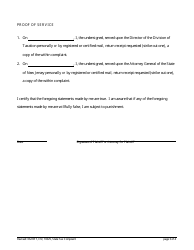 Form 10325 State Tax Complaint - New Jersey, Page 3