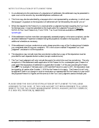 Form 10337 Stipulation of Settlement Form - New Jersey, Page 3