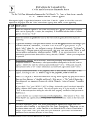 Document preview: Form 10500 Appendix VII Appellate Civil Case Information Statement - New Jersey