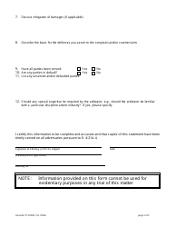 Form 10506 Uniform Commercial Arbitration Memorandum - New Jersey, Page 2