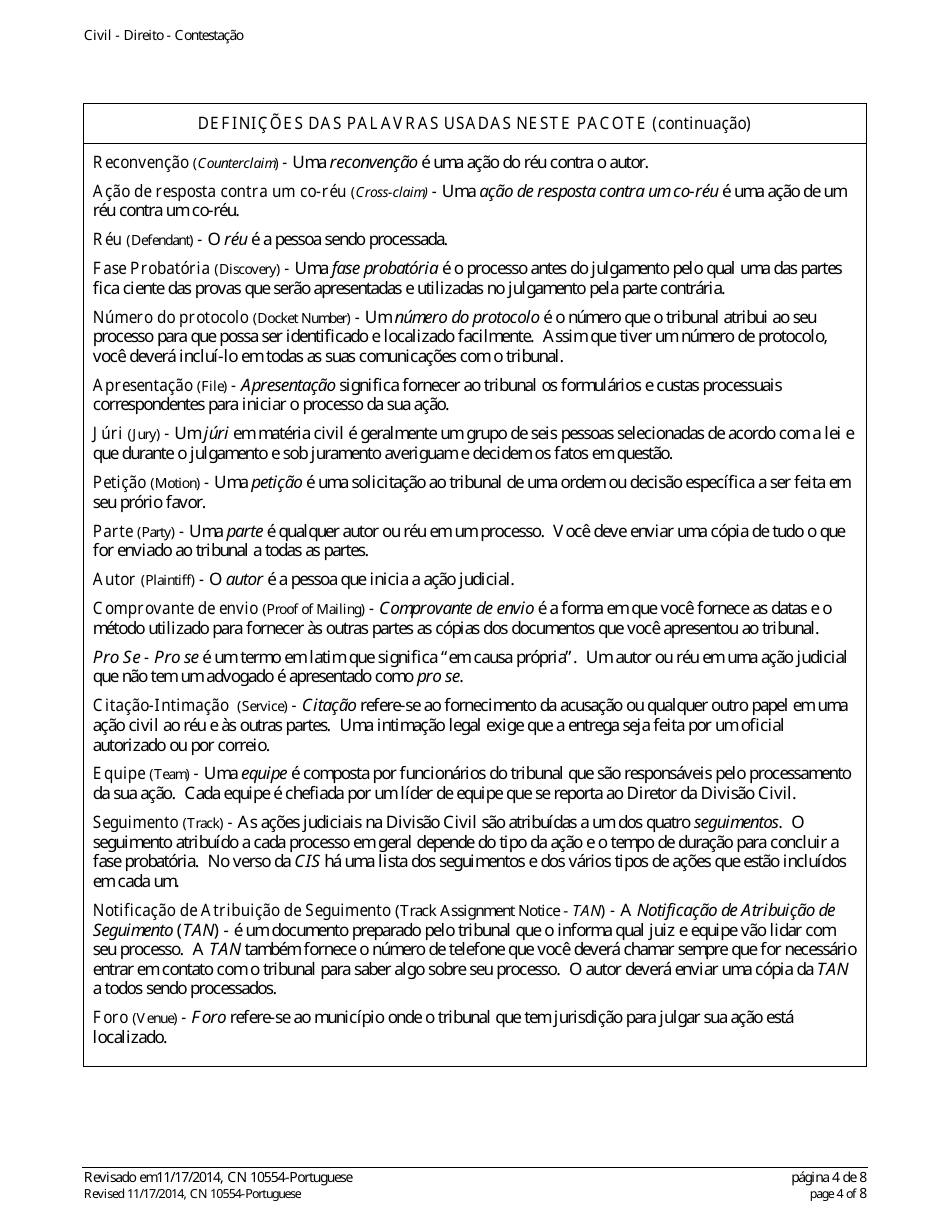 Form A Answer - New Jersey (English / Portuguese), Page 4