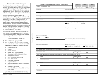 Form 10685 Application for Intensive Supervision Program - New Jersey, Page 2