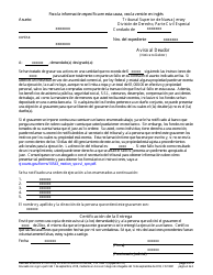 Form 10821 Appendix VI Notice to Debtor - New Jersey (English/Spanish), Page 2