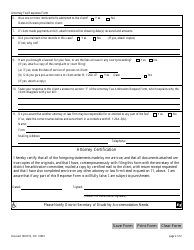 Form CN:10861 Attorney Fee Response Form - New Jersey, Page 2