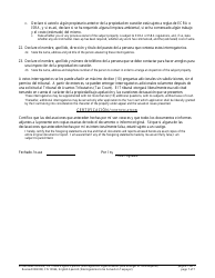Form 10966 &quot;Standard Interrogatories to Be Served on Taxpayer&quot; - New Jersey (English/Spanish), Page 7
