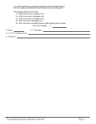 Form 11000 Supplemental Plea Form for Drug Offenses - New Jersey (English/Korean), Page 2