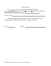 Form 11007 Appendix XI-O Order to Enforce Litigant&#039;s Rights - New Jersey, Page 2