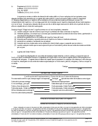 Form 11006 Appendix XI-G &quot;Warrant of Removal&quot; - New Jersey (English/Spanish), Page 4