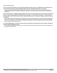Form 11003 Taxpayer Complaint (Local Property Tax) - New Jersey (English/Spanish), Page 3