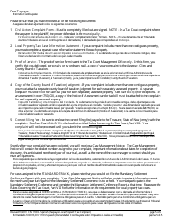 Form 11003 Taxpayer Complaint (Local Property Tax) - New Jersey (English/Spanish), Page 5