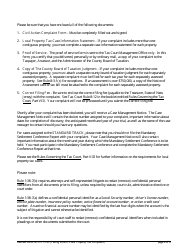 Form 11185 Civil Action Taxing District Complaint (Local Property Tax) - New Jersey, Page 4