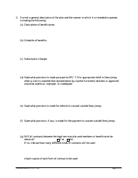 Form I (11193) Legal Service Plan - New Jersey, Page 2