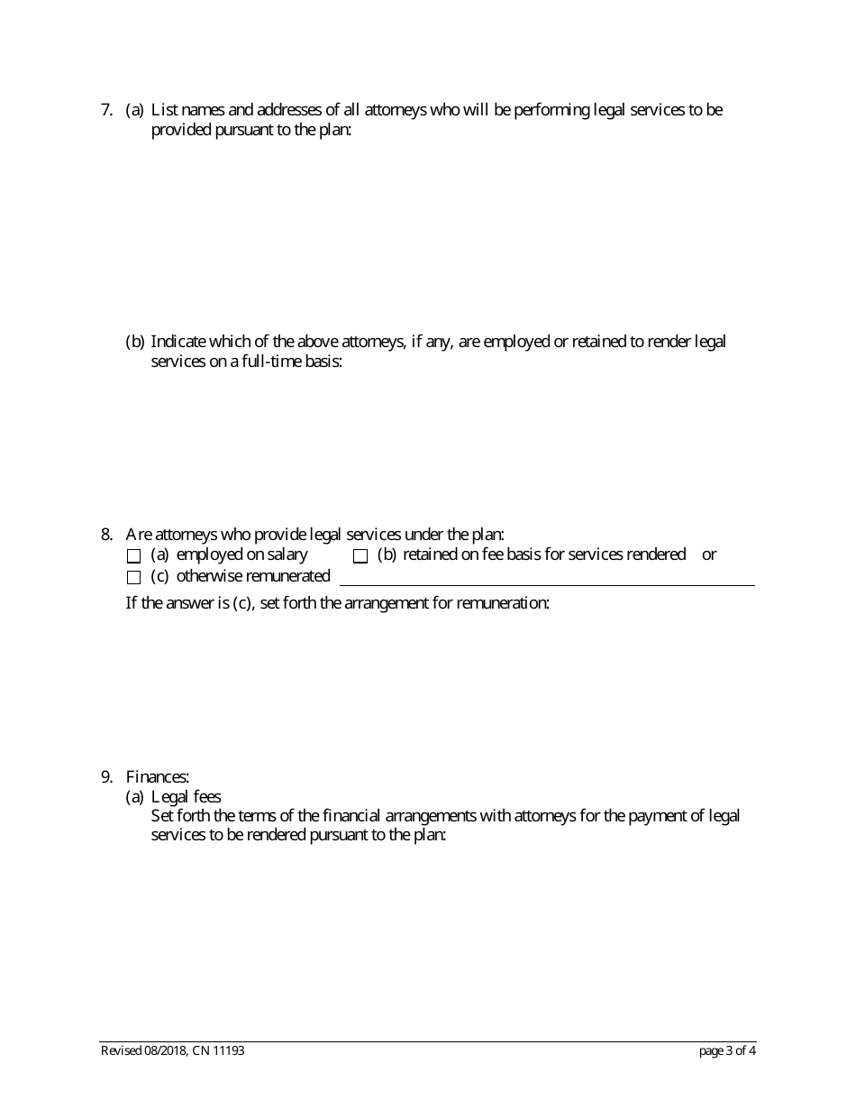 Form I (11193) Legal Service Plan - New Jersey, Page 3
