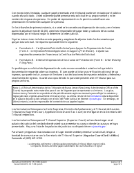Form 11208 Certification/Petition/Application in Support of a Fee Waiver - New Jersey (English/Spanish), Page 2