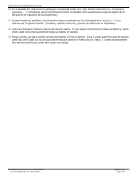 Form 11208 Certification/Petition/Application in Support of a Fee Waiver - New Jersey (English/Spanish), Page 5
