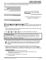 Form 11208 Certification/Petition/Application in Support of a Fee Waiver - New Jersey (English/Korean), Page 6