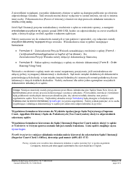 Form 11208 Certification/Petition/Application in Support of a Fee Waiver - New Jersey (English/Polish), Page 2