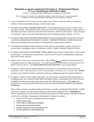 Form 11208 Certification/Petition/Application in Support of a Fee Waiver - New Jersey (English/Polish), Page 4