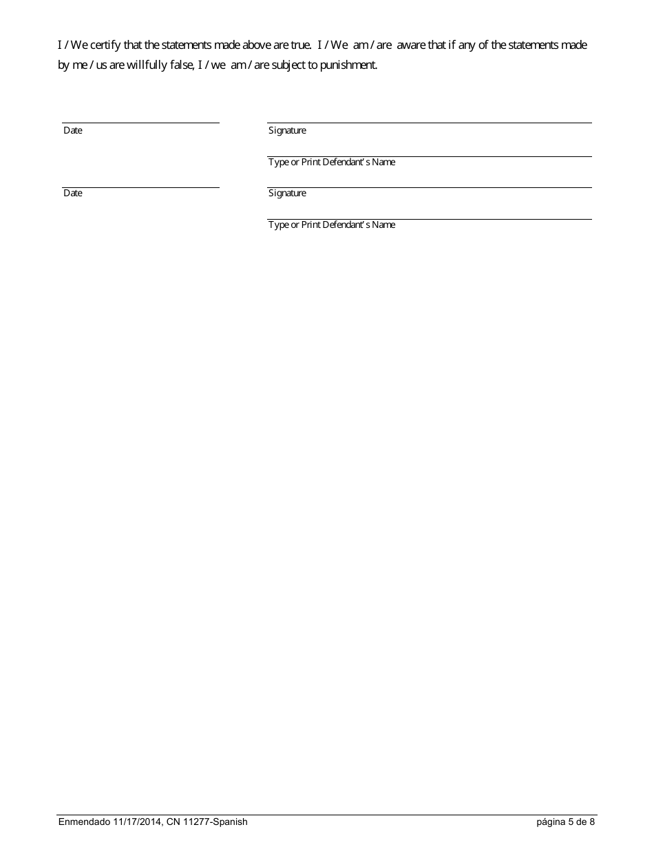 Form 11277 - Fill Out, Sign Online and Download Fillable PDF, New ...