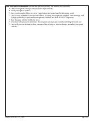 Form 11299 Children in Court Improvement Grant Activity Proposal Form - New Jersey, Page 2