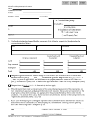 Form 11405 &quot;Stipulation of Settlement With Exemption&quot; - New Jersey