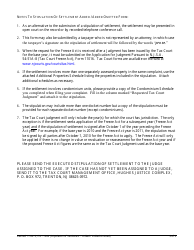 Form 11404 Stipulation of Settlement Added/Added Omitted (Local Property Tax) - New Jersey, Page 3