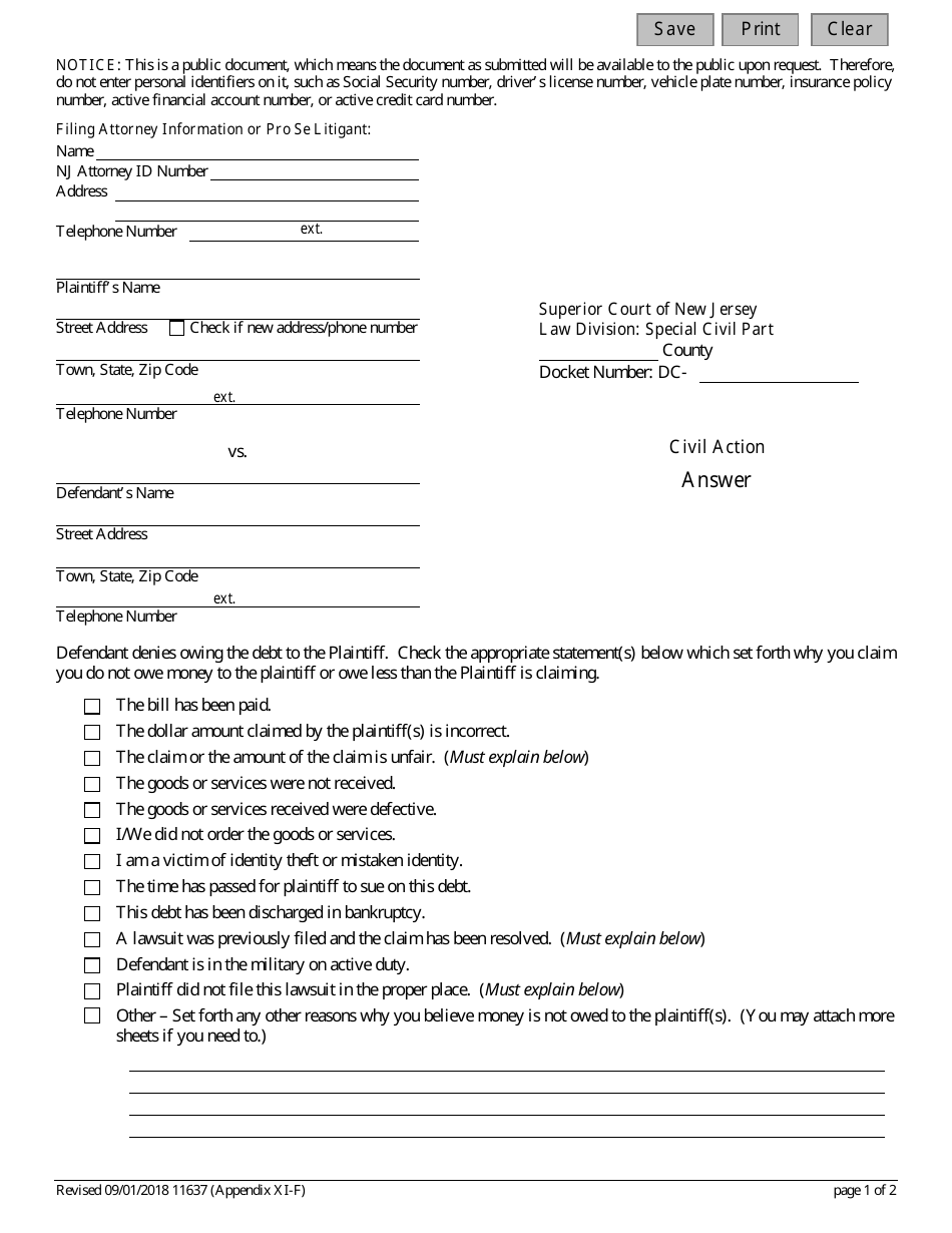 Form 11637 Appendix XI-F - Fill Out, Sign Online and Download Fillable ...