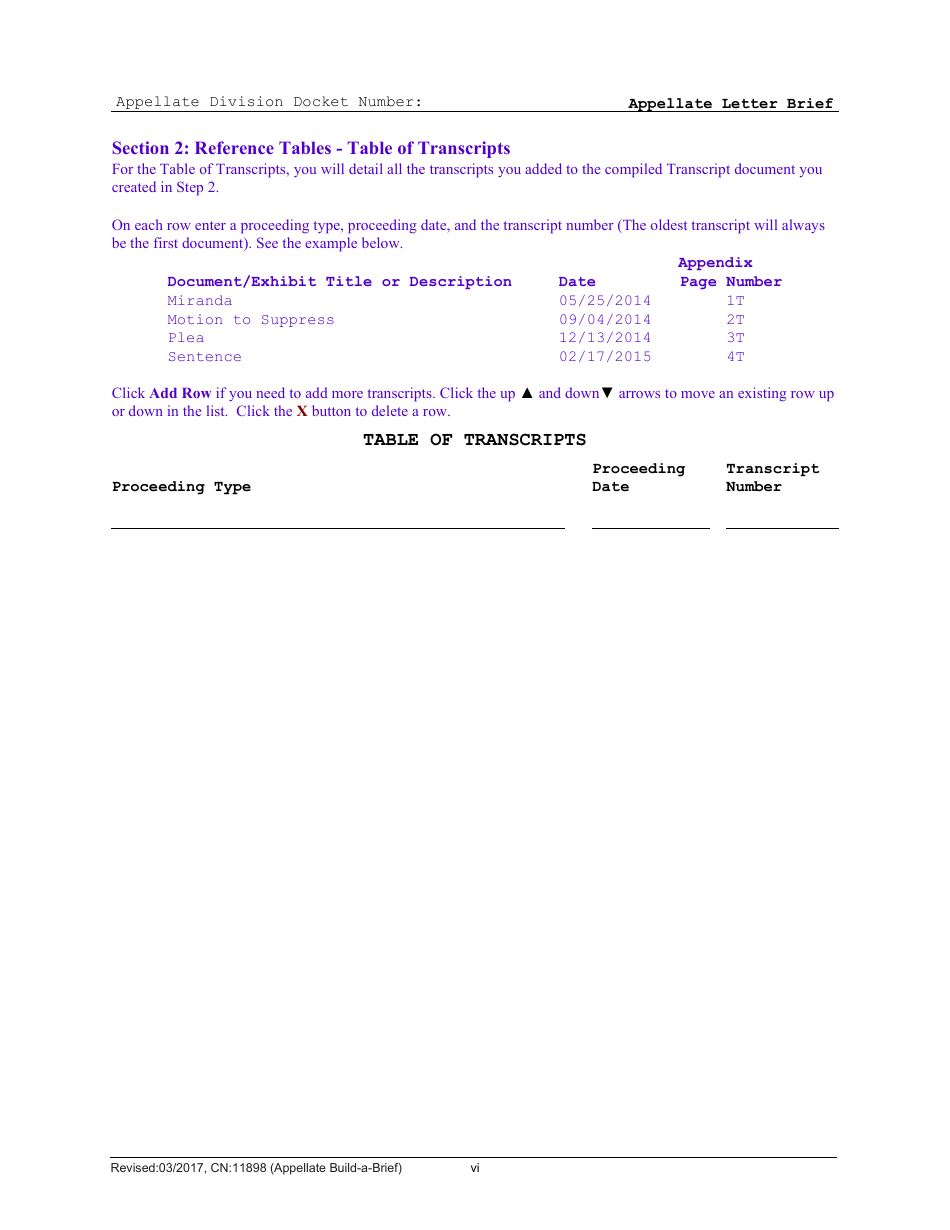 Form CN:11898 Appellate Build-A-brief: Letter Brief - New Jersey, Page 11