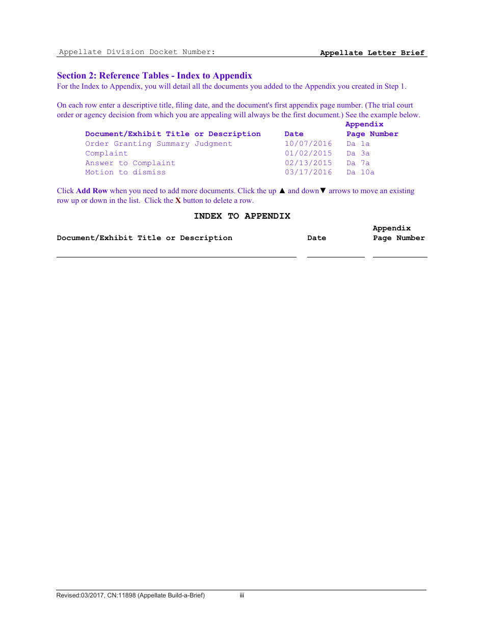 Form CN:11898 Appellate Build-A-brief: Letter Brief - New Jersey, Page 8