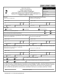 Form 11920 Adult Guardianship Case Information Statement (Cis) - New Jersey, Page 2