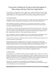 Form CN:11971 Eap Subscriber Agreement - New Jersey