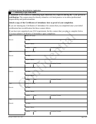 Form CN:11997 Civil Trial Attorney Recertification Application - New Jersey, Page 6