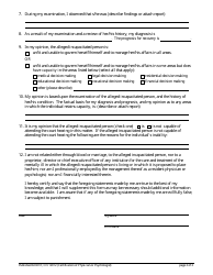 Form 12012 Adult Guardianship - Certification of Physician or Psychologist - New Jersey, Page 2