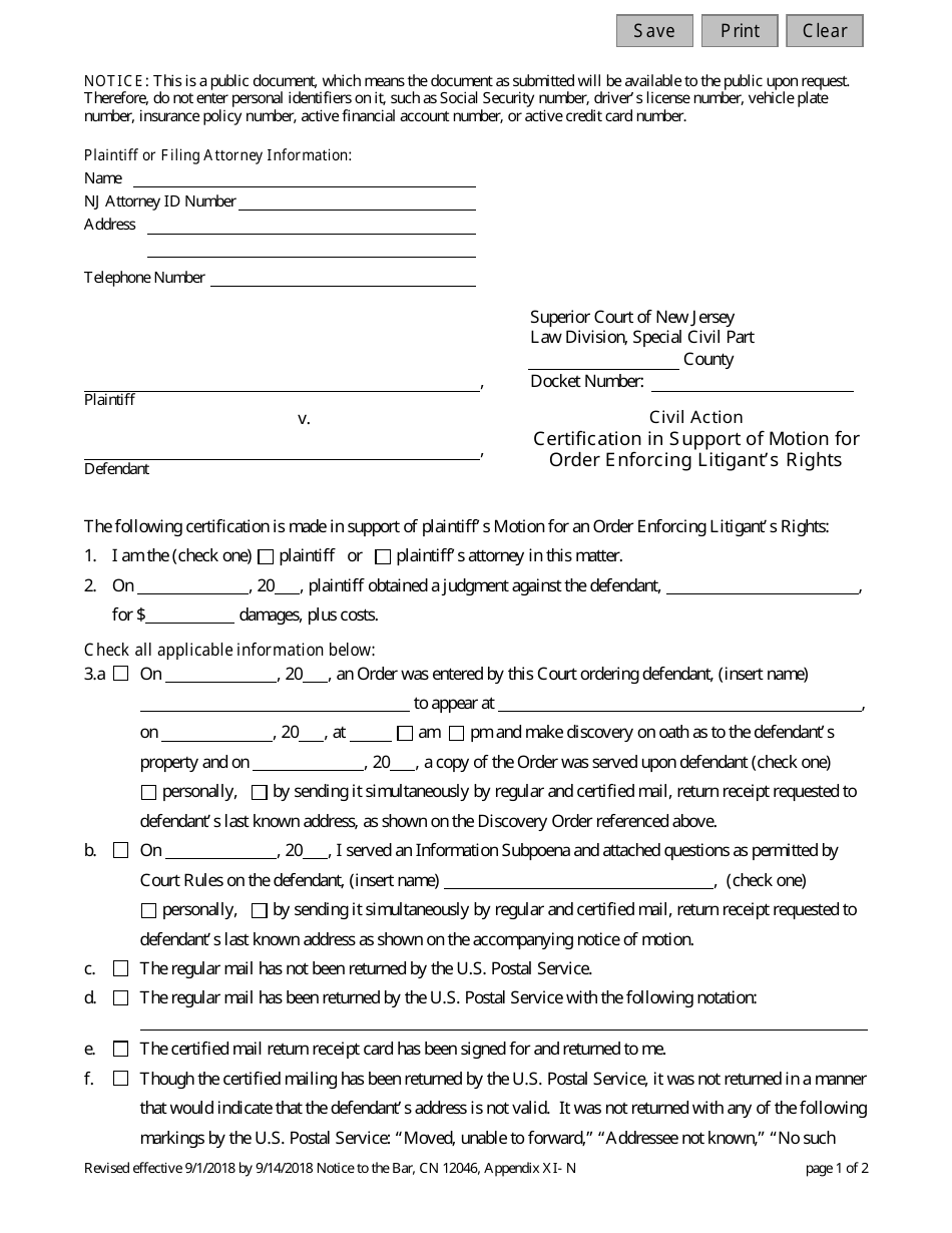 Form 12046 Appendix XI-N - Fill Out, Sign Online and Download Fillable ...