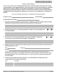 Form 11798 Report of Well-Being - New Jersey, Page 3