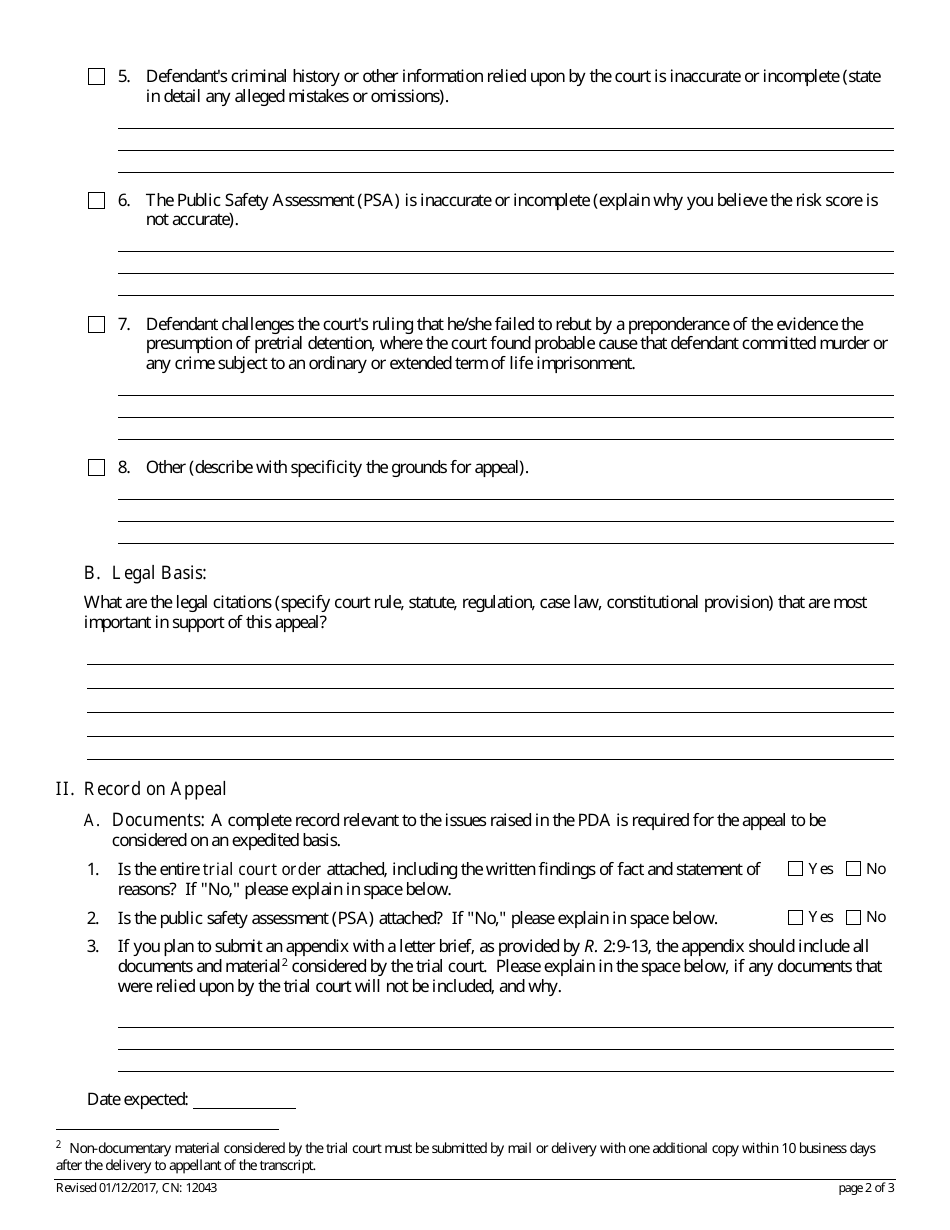 Form 12043 - Fill Out, Sign Online and Download Fillable PDF, New ...