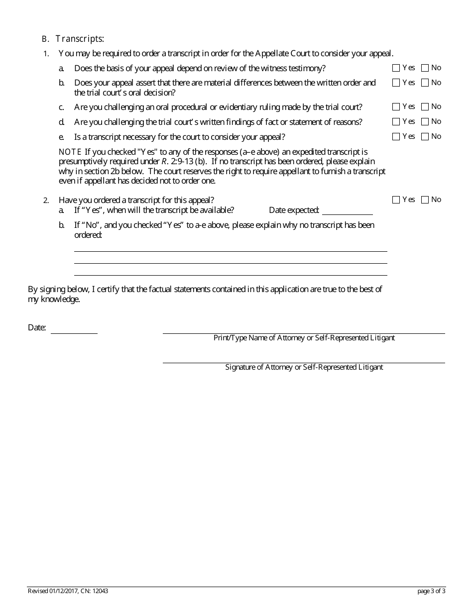 Form 12043 - Fill Out, Sign Online and Download Fillable PDF, New ...