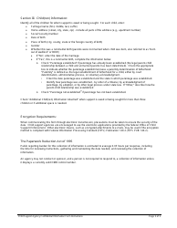 Child Support Agency Confidential Information Form, Page 6