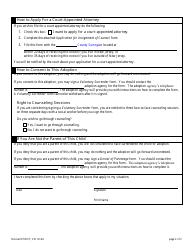 Form 12144 Notice of Rights in Adoption Proceeding (Agency Placement) - New Jersey, Page 2