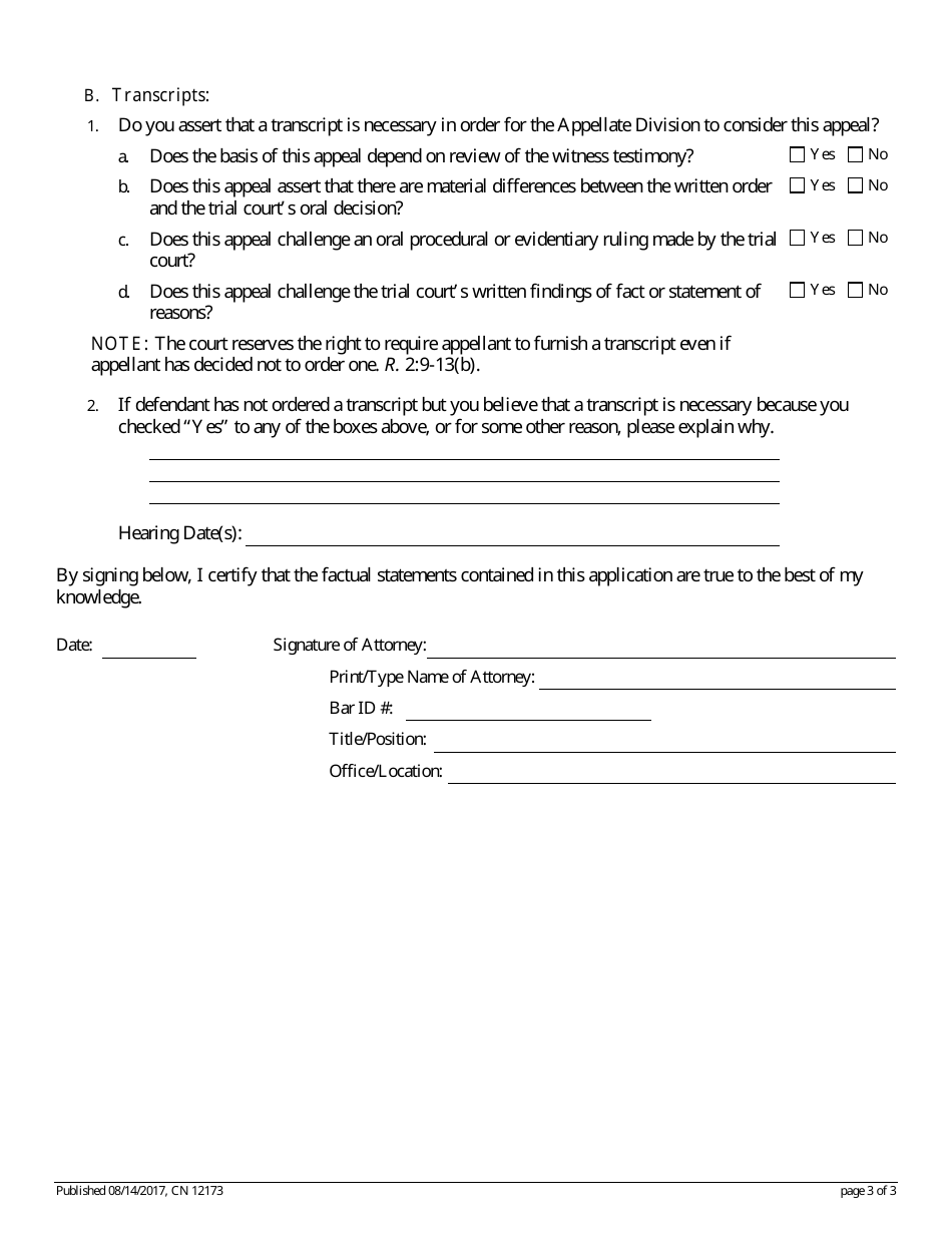 Form 12173 Pretrial Detention Appeal (Pda)  States Response - New Jersey, Page 3